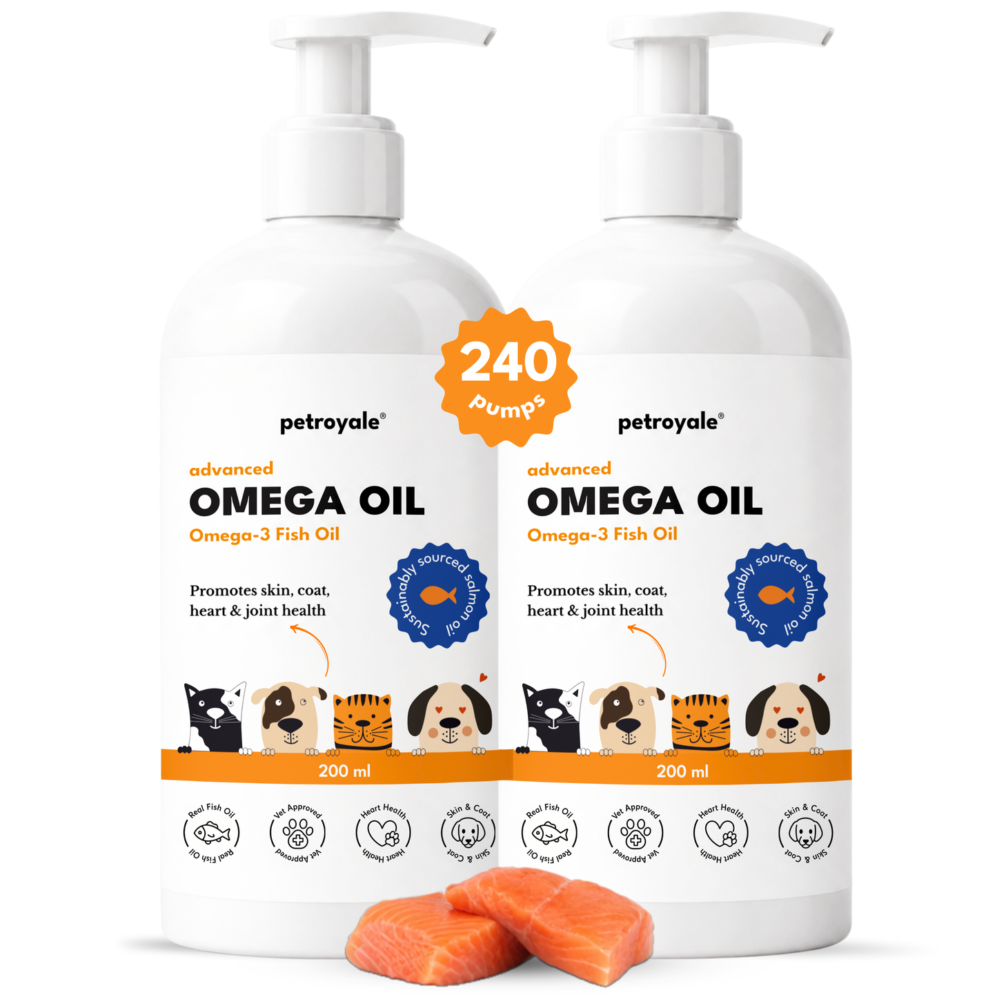Omega 3 Fish Oil for Dogs & Cats