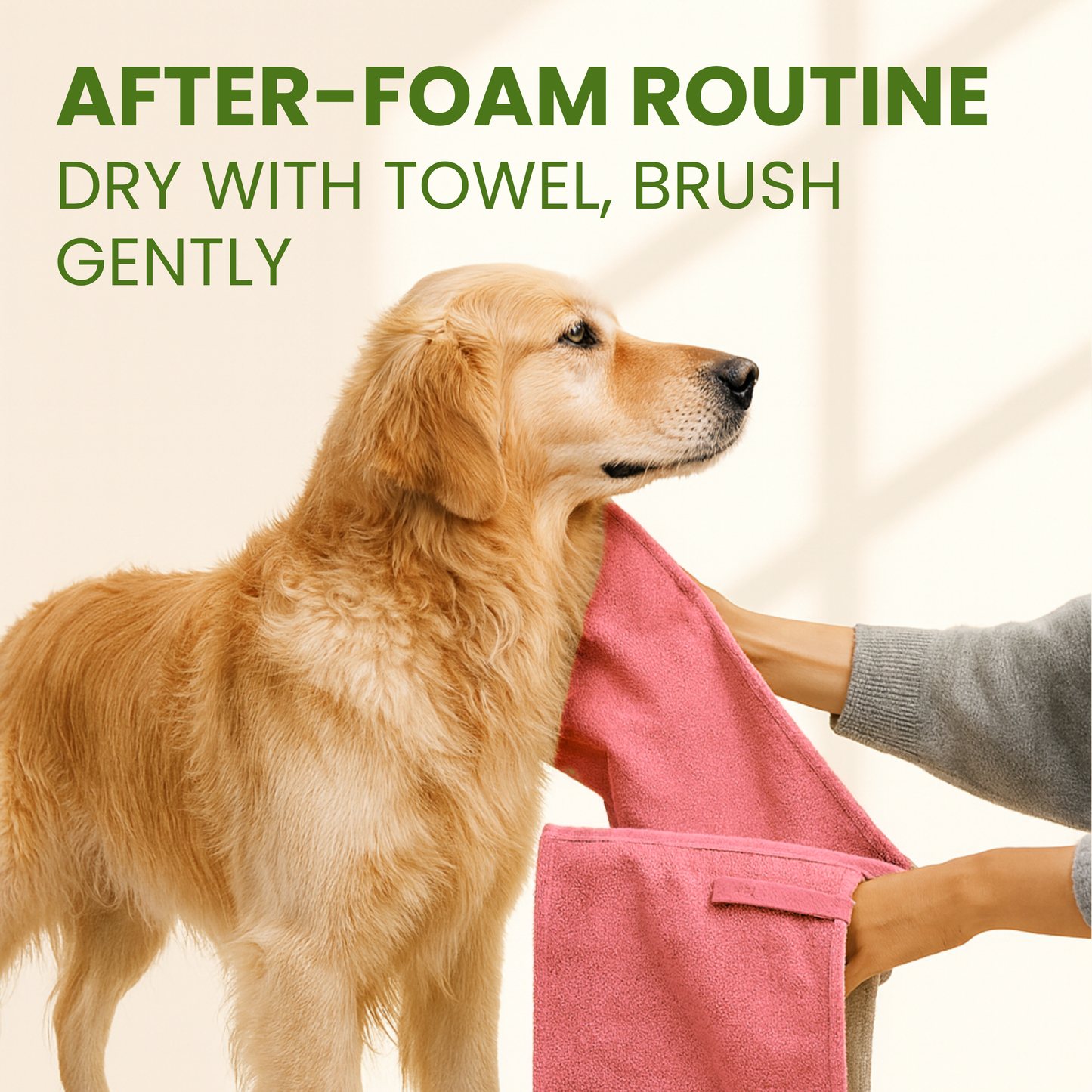 Petroyale Dry Bath Shampoo for Dogs Cleans, Freshens & Deodorizes Coat Without Water