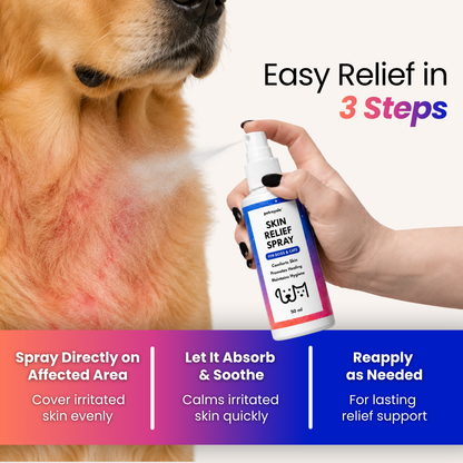 Skin Relief Spray for Dogs & Cats