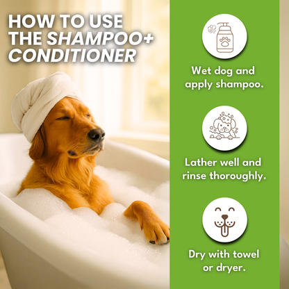 2-in-1 Shampoo + Conditioner for Dogs