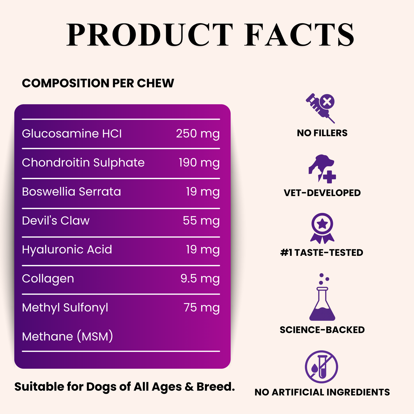 Hip & Joint Advanced Mobility Dog Supplement