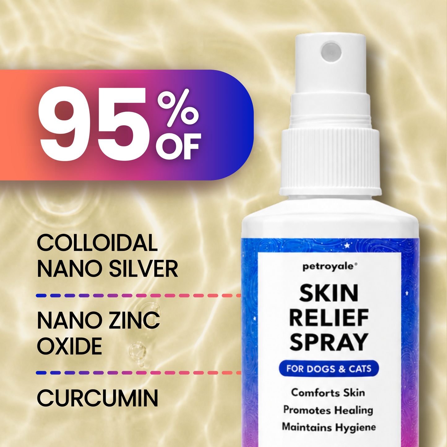 Skin Relief Spray for Dogs and Cats