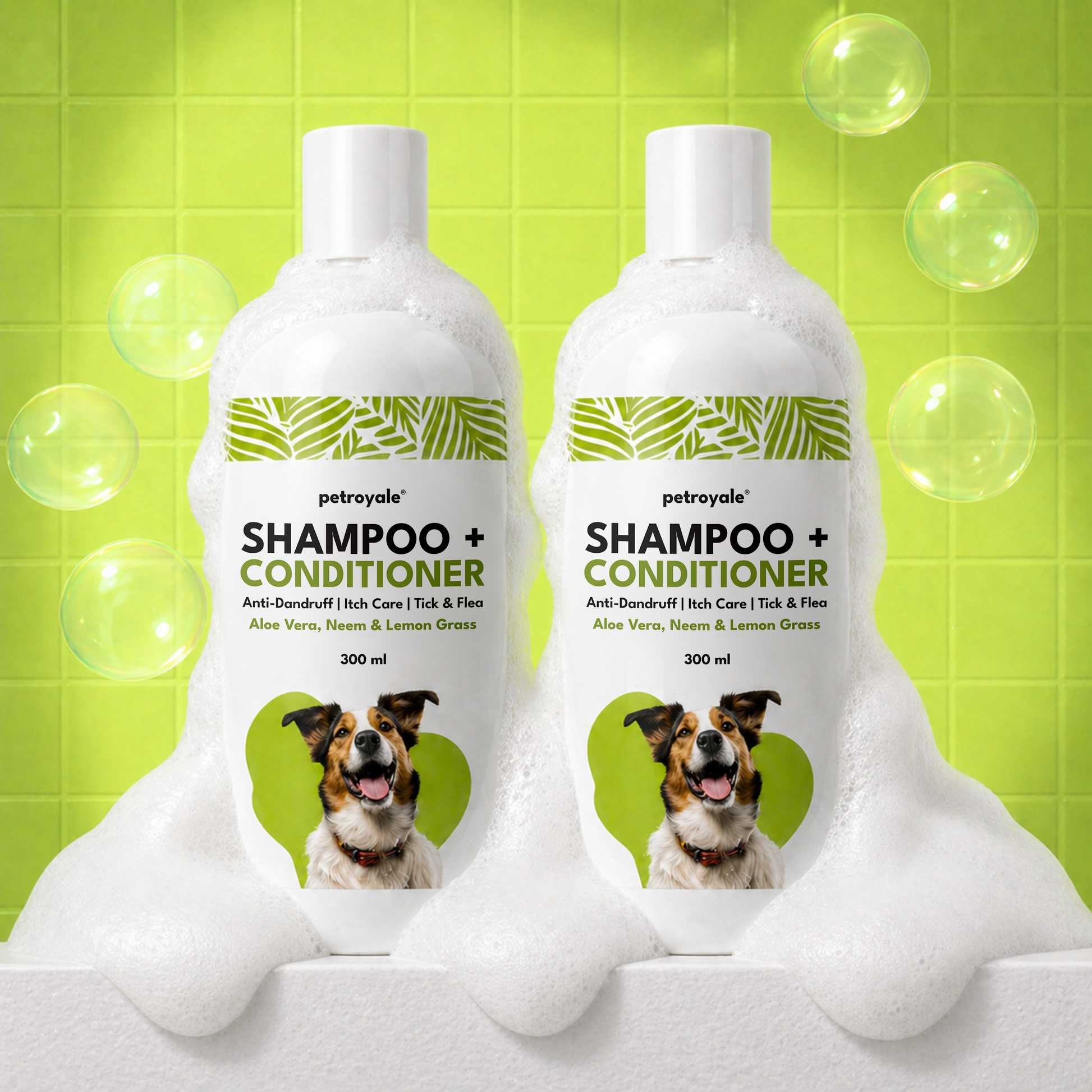 2-in-1 Shampoo & Conditioner for Dogs - Neem & Aloe