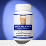 Petroyale Cat Pre + Probiotic & Prebiotic Chews – 9B+ CFU Probiotics for Cats – Cat Gut Health Supplement – Relieves Diarrhea, Improves Digestion & Immunity