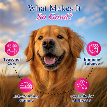 Petroyale Allergy & Itch Relief for Dogs Supports Healthy Skin, Coat & Itch Control