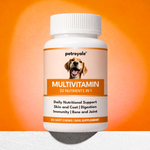 Petroyale Multivitamin Chews for Dogs - Dog Multivitamin Tablets - Dog Health Supplement - Daily Supplements for Dogs - for Growth, Stamina, Strength, Fur & Immunity