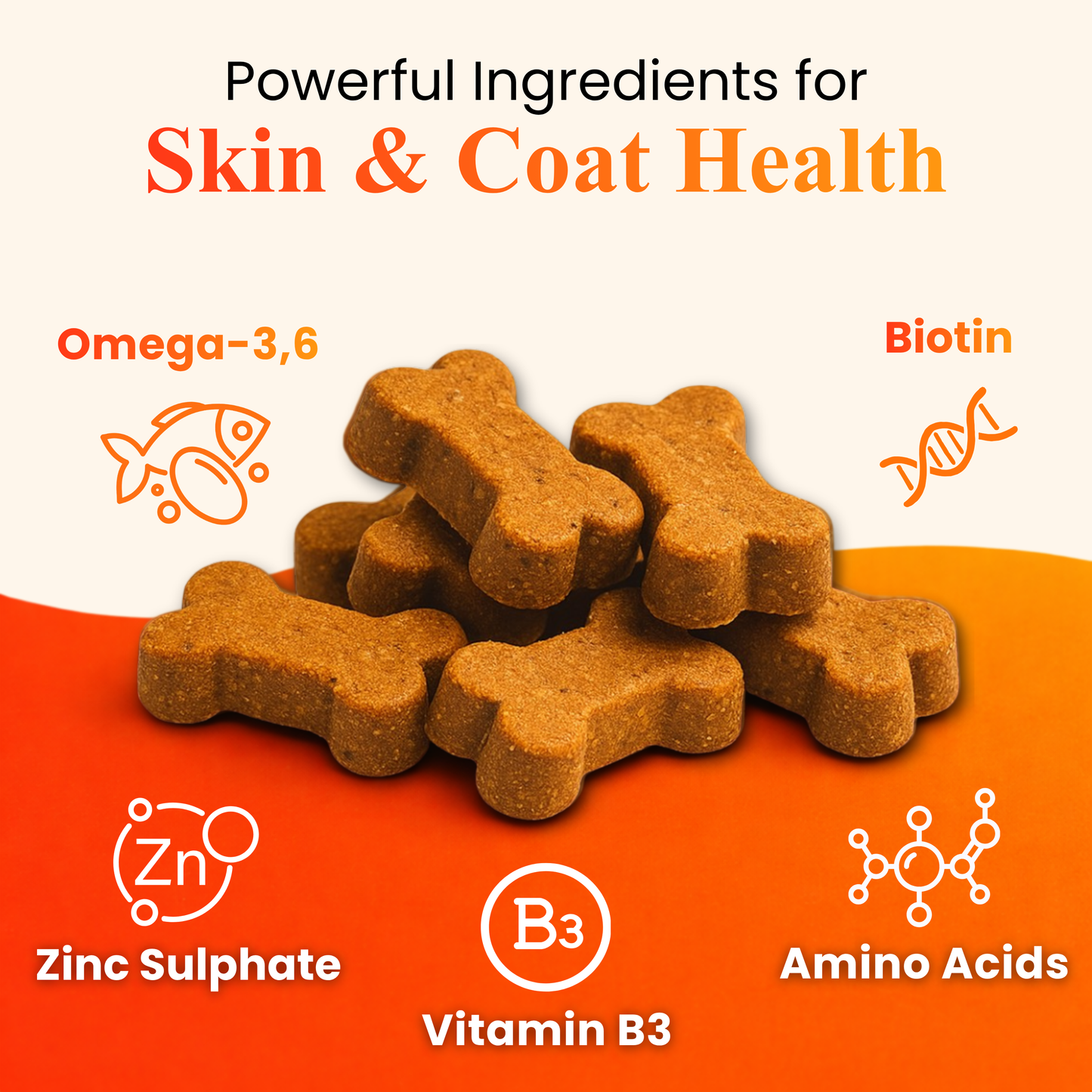 Petroyale Omega Chews for Dogs – Daily Skin & Coat Health Formula