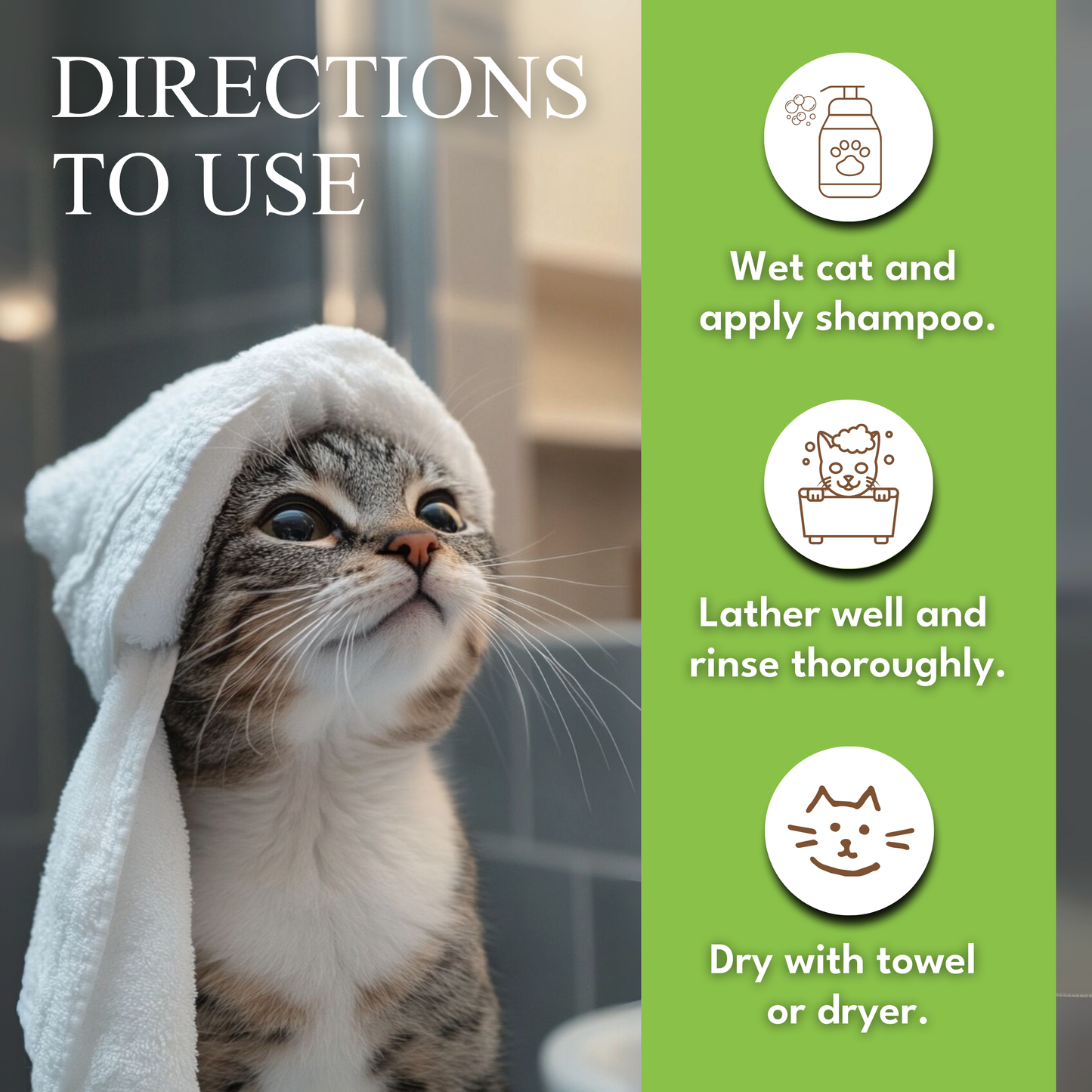 Petroyale Cat Shampoo for Soft, Clean & Fresh Coat Care for Cats and Kittens
