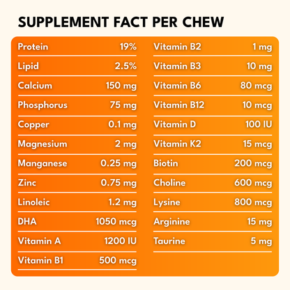 Cat Multivitamin supplement formulated to support overall health, immunity, energy, and daily nutrition in cats.