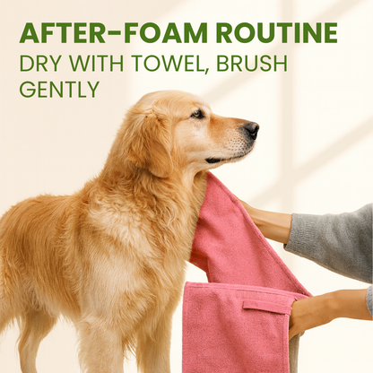 Petroyale Dry Bath Shampoo for Dogs Cleans, Freshens & Deodorizes Coat Without Water