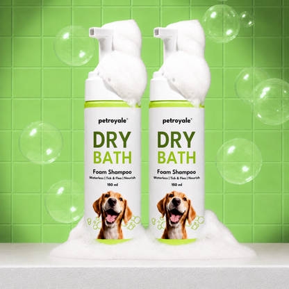 Dry Bath Foam Shampoo for Dogs